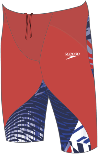 Speedo Fastskin Junior LZR Ignite Jam Race Male Junior - Flame - red/Bolt/ (Grösse: 13-14J/D164) von Speedo