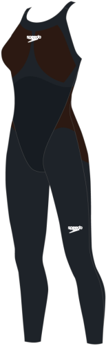 Speedo Fastskin LZR Elite Openwater 2 Race Female Adult - Black (Grösse: 24) von Speedo
