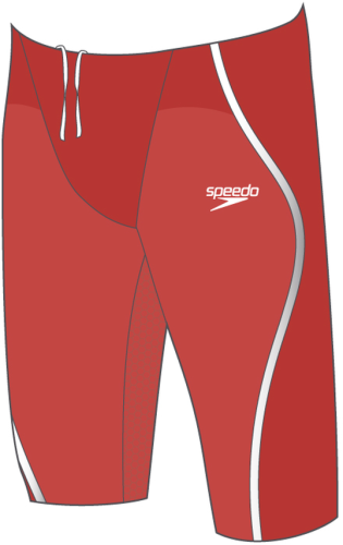 Speedo Fastskin LZR Pure Intent 2.0 J Race Male Adult - Flame - red/White (Grösse: 25) von Speedo