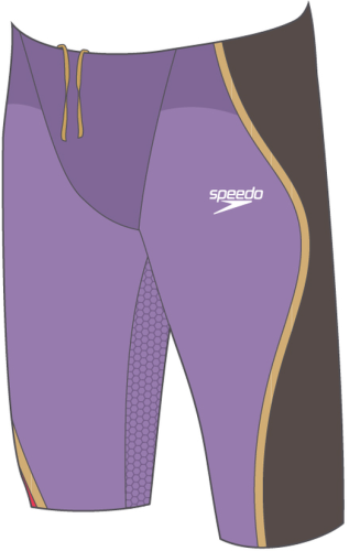 Speedo Badehose Fastskin LZR Pure Intent Jamme Race Male - Miami Lilac/USA C (Grösse: 26) von Speedo