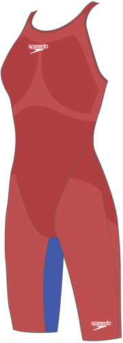Speedo Fastskin LZR Pure Valor 2.0 Op Race Female Adult - Flame - red/Cobal (Grösse: 28) von Speedo