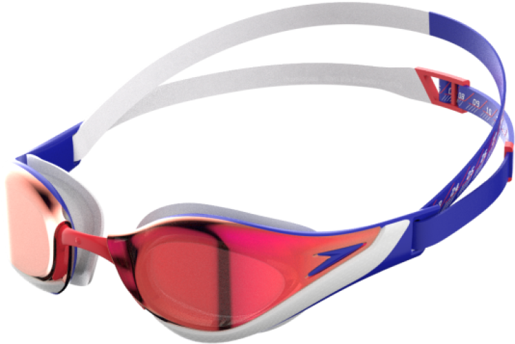 Speedo Fastskin Pure Focus Mirror Goggles Unisex Adult - Flame - red/True Speedo Fastskin Pure Focus Mirror Goggles Unisex Adult - Flame - red/True von Speedo