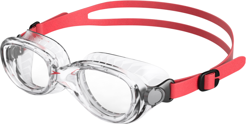 Speedo Futura Classic Goggles Junior - Lava Red/Clear von Speedo