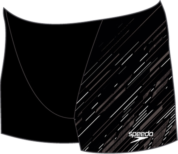 Speedo Hyperboom V-Cut Aquashort Swimwear Male Adult - Black / USA Cha (Grösse: 38) von Speedo