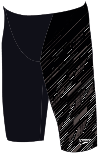Speedo Hyperboom V-Cut Jammer Swimwear Male Adult - Black / USA Cha (Grösse: 34) von Speedo