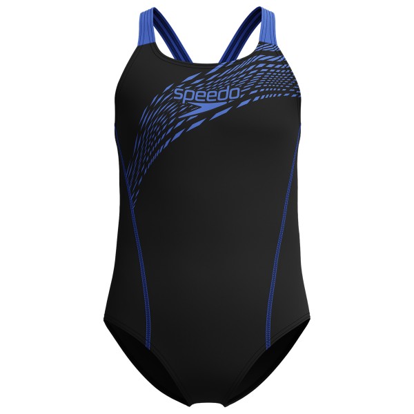 Speedo - Kid's Medley Logo Medalist - Badeanzug Gr 140 schwarz von Speedo