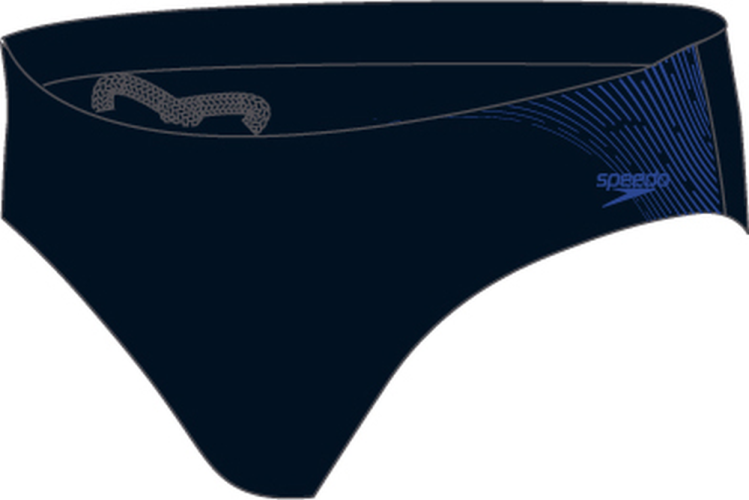 Speedo Medley Logo 7cm Brief Swimwear Male Adult - True Navy / Tru (Grösse: 34) von Speedo