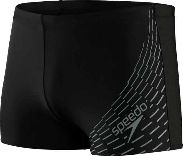Speedo Medley Logo Aquashort Swimwear Male Adult - Black/Ardesia (Grösse: 32) von Speedo
