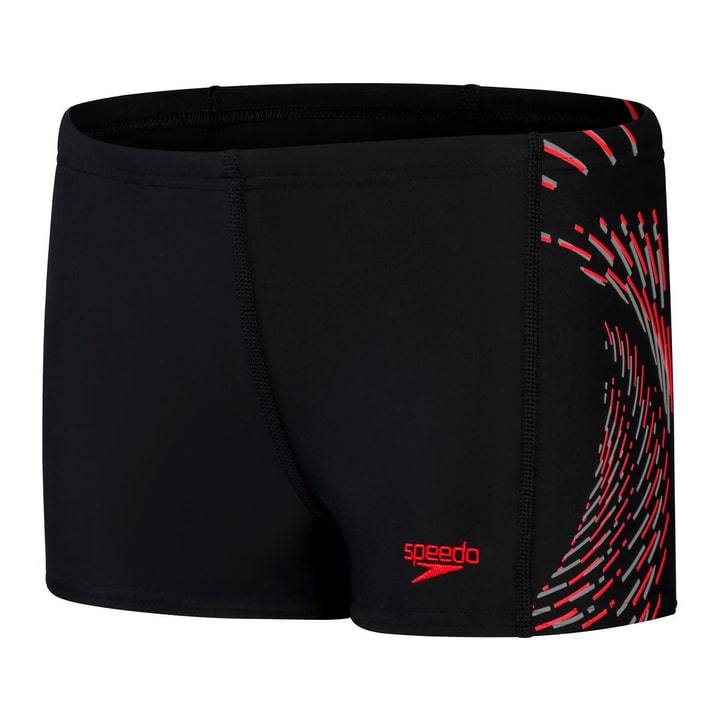 Speedo Plastisol Placement Aquashort Badehose schwarz von Speedo