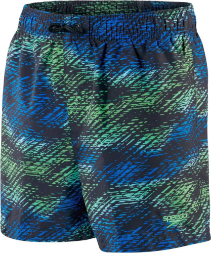 Speedo Printed 13 Watershort Boys - Black/Blue Flame/ (Grösse: XL) von Speedo