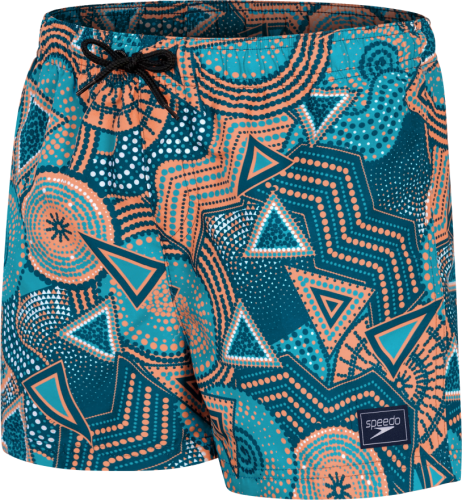 Speedo Printed Watershort Male Junior/Kids 6 - 13 Dark Petrol/Aquar (Grösse: XS) von Speedo