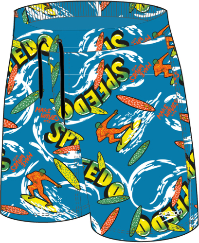 Speedo Printed 15 Watershort Male Junior/Kids (6-16) - Bolt/bright Yello (Grösse: M) von Speedo