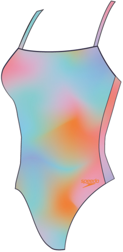 Speedo Printed Adjustable Thinstrap 1 Swimwear Female Adult - Marine Blue, Pu (Grösse: 32/D36) von Speedo
