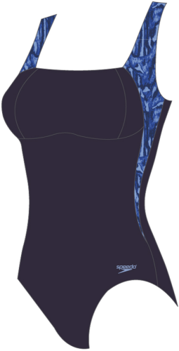Speedo Shaping LunaLustre Printed 1 P Swimwear Female Adult - Pure Blue/True (Grösse: 40/D44) von Speedo