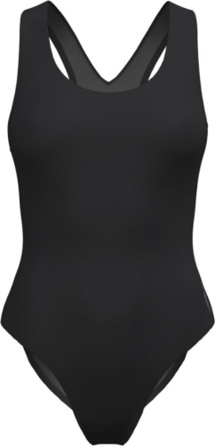 Speedo Solid Scoop with Mesh 1 Pc Swimwear Female Adult - Anthracite 19-4 (Grösse: XXL) von Speedo