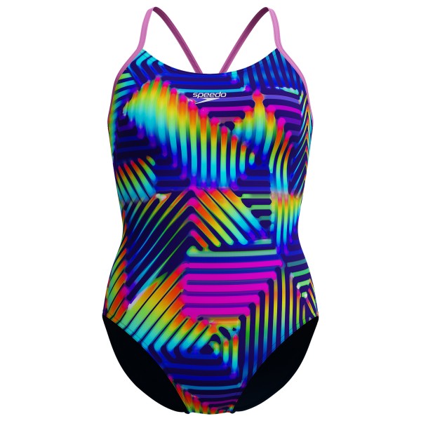 Speedo - Women's Digital Fixed Crossback - Badeanzug Gr 34;36;38;40;42;46 bunt von Speedo