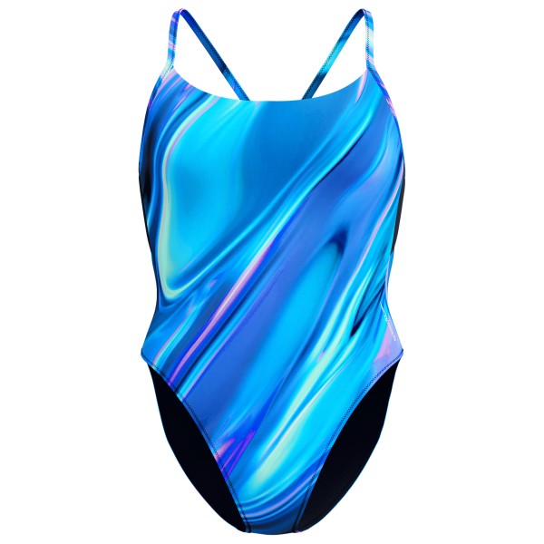 Speedo - Women's Printed Racerback 1 Piece - Badeanzug Gr M blau von Speedo
