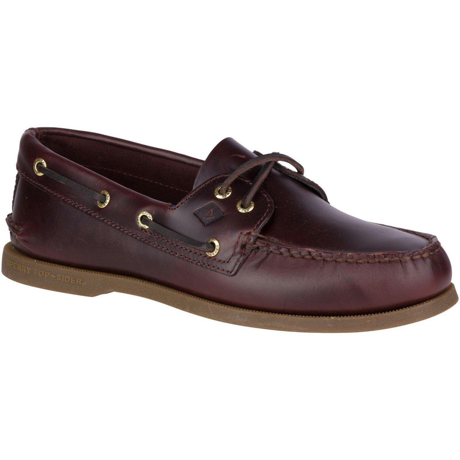 Bootsschuhe Authentic Original, Leder Herren Bordeaux 47 von Sperry