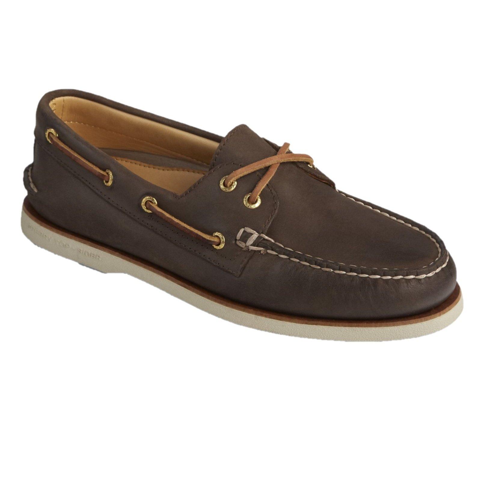 Bootsschuhe Gold Cup Authentic Original, Leder Herren Braun 45.5 von Sperry