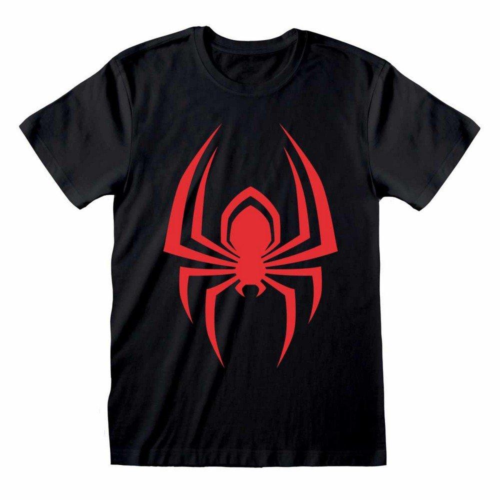 Hanging Spider Tshirt Herren Schwarz L von Spider-Man