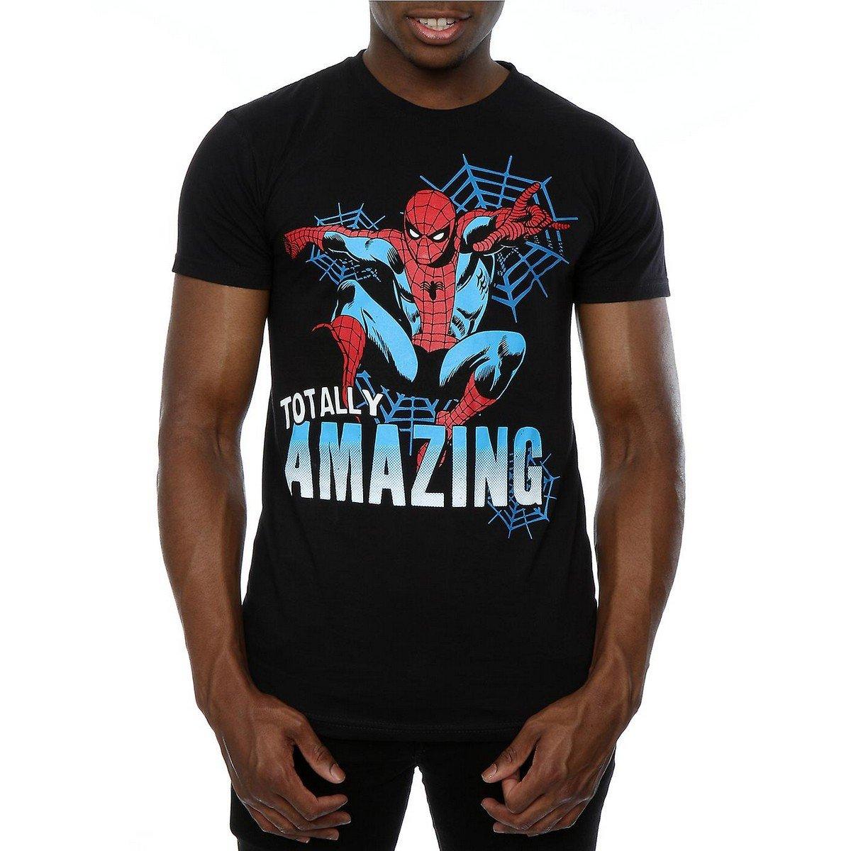 Totally Amazing Tshirt Herren Schwarz L von Spider-Man