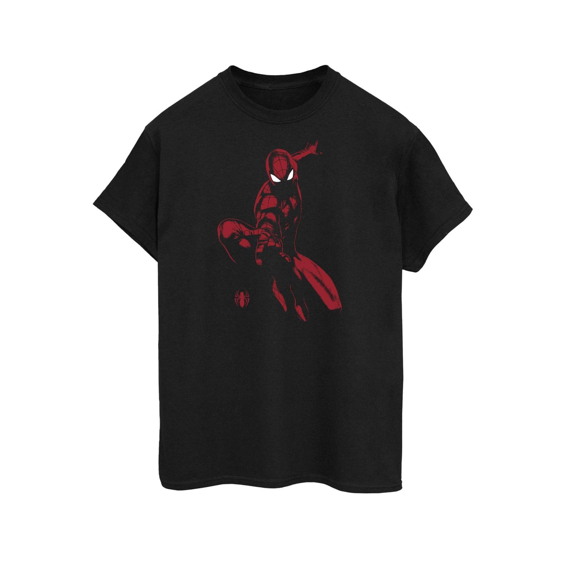 Tshirt Herren Schwarz L von Spider-Man