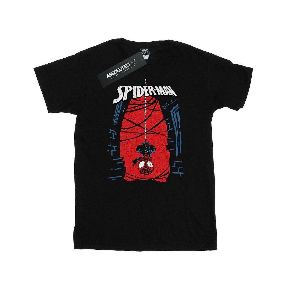 Tshirt Herren Schwarz L von Spider-Man