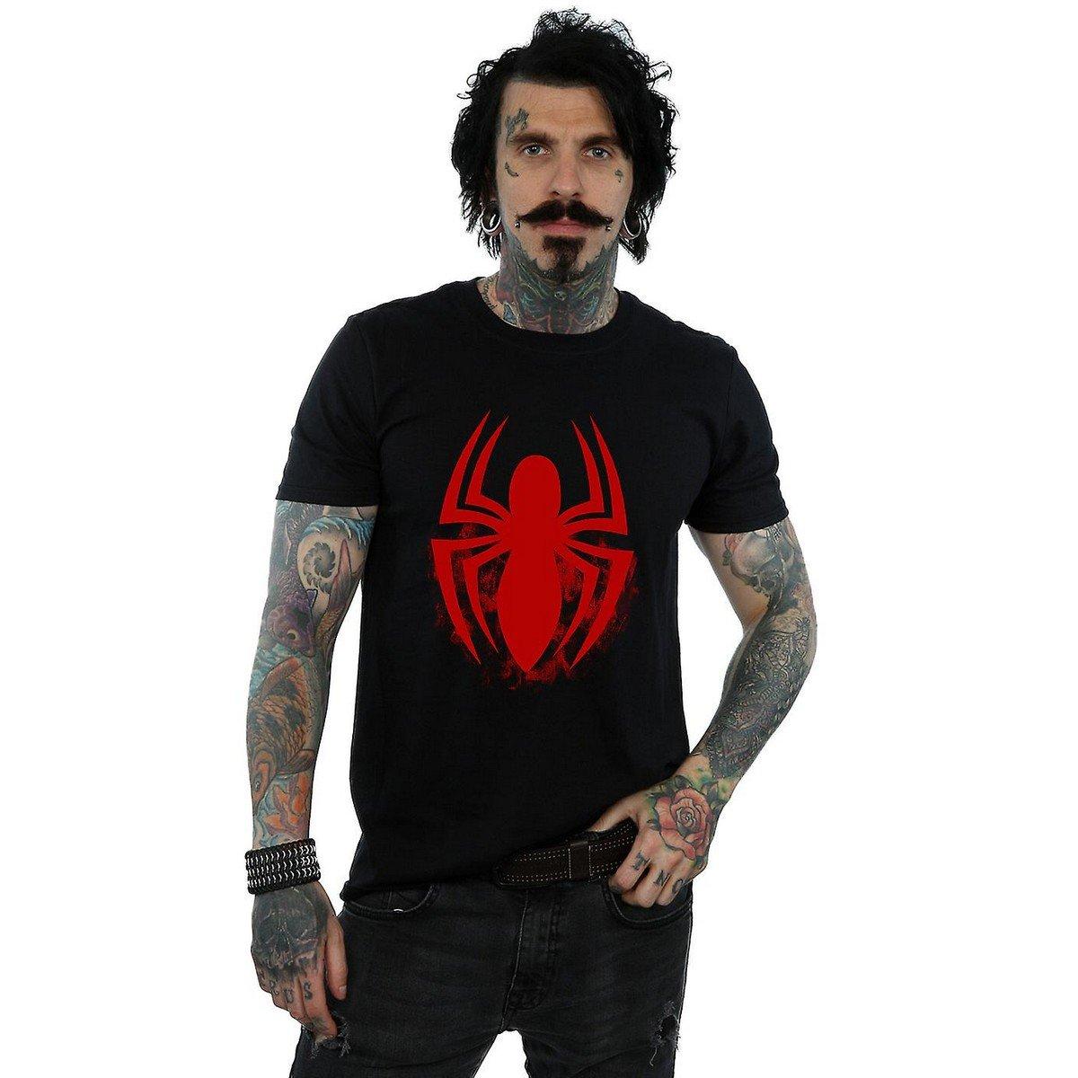 Tshirt Herren Schwarz M von Spider-Man