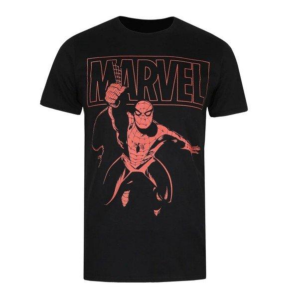 Tshirt Herren Schwarz XL von Spider-Man