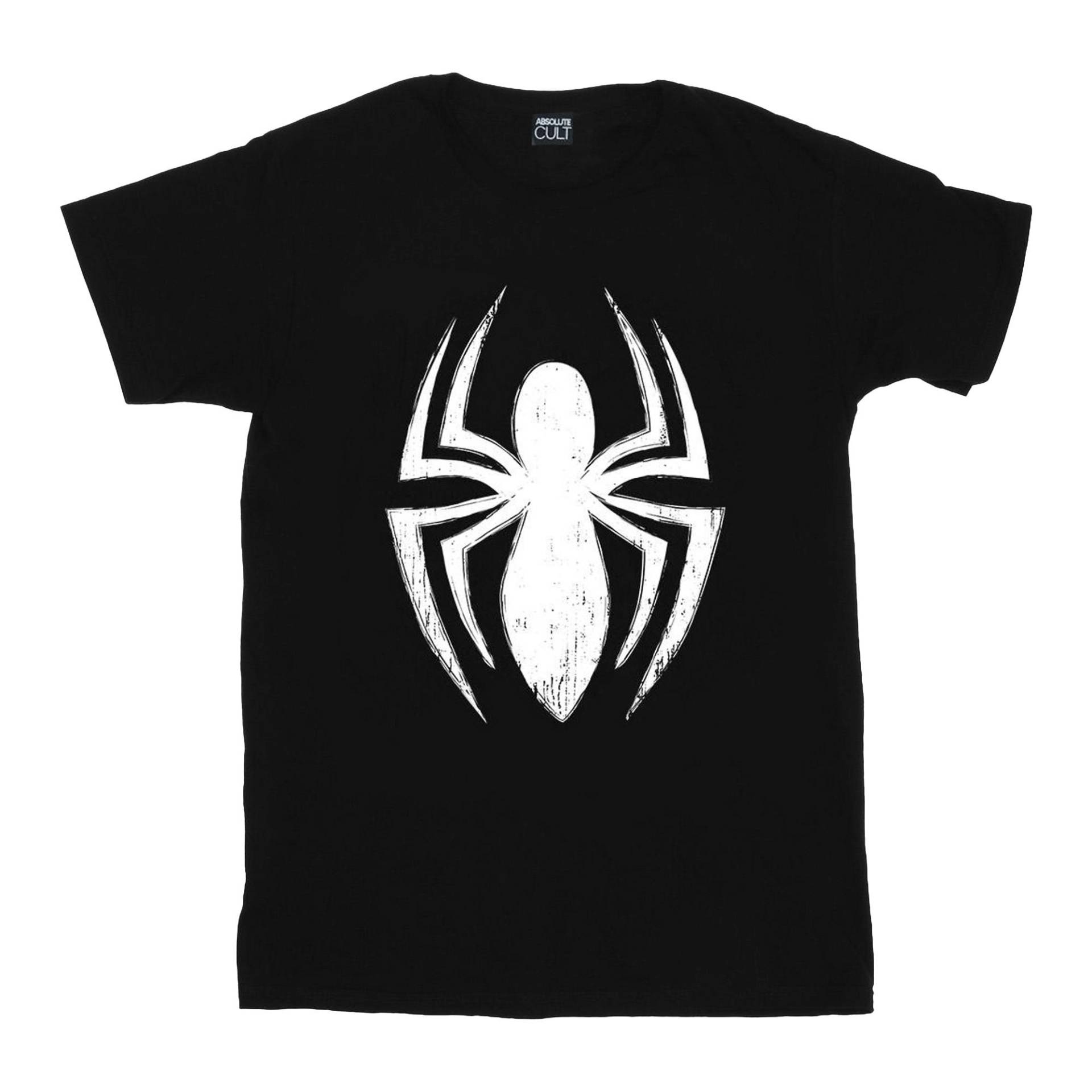 Ultimate Tshirt Jungen Schwarz 128 von Spider-Man