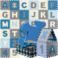 Puzzlematte 86-tlg. Blau von Spielwerk®