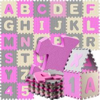 Puzzlematte 86-tlg. Pink von Spielwerk®