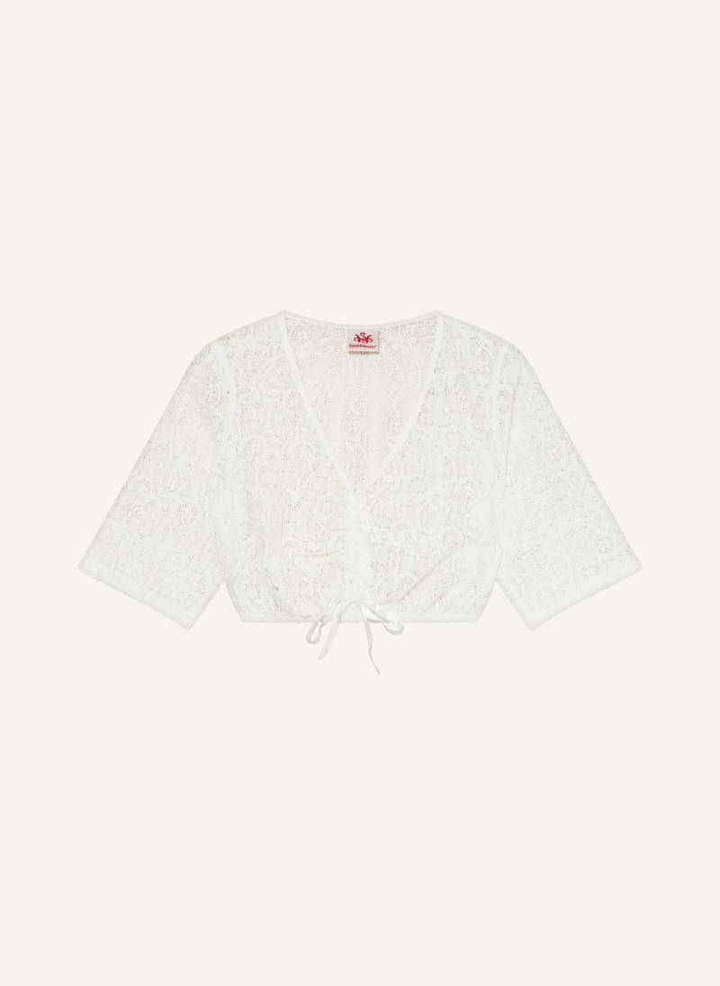Spieth & Wensky Dirndlbluse Duft Aus Spitze weiss von Spieth & Wensky
