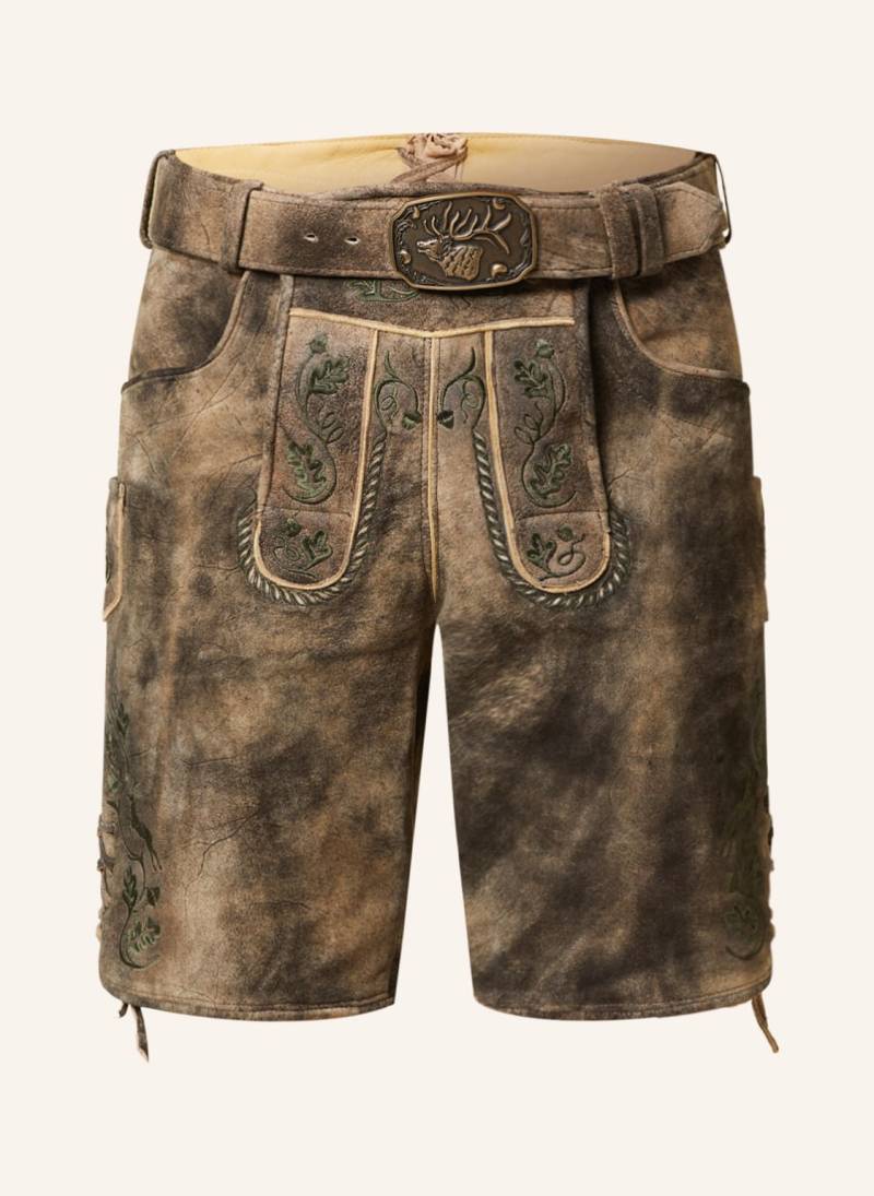 Spieth & Wensky Trachten-Lederhose Botwin braun von Spieth & Wensky