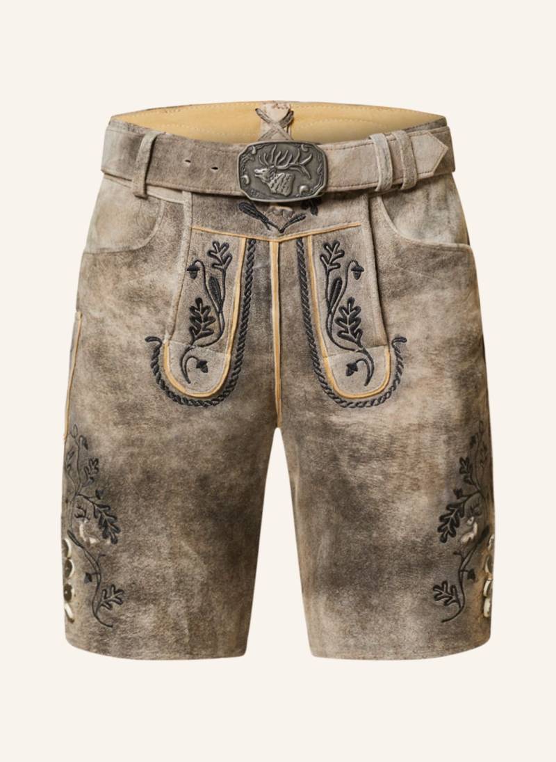 Spieth & Wensky Trachten-Lederhose Basil grau von Spieth & Wensky