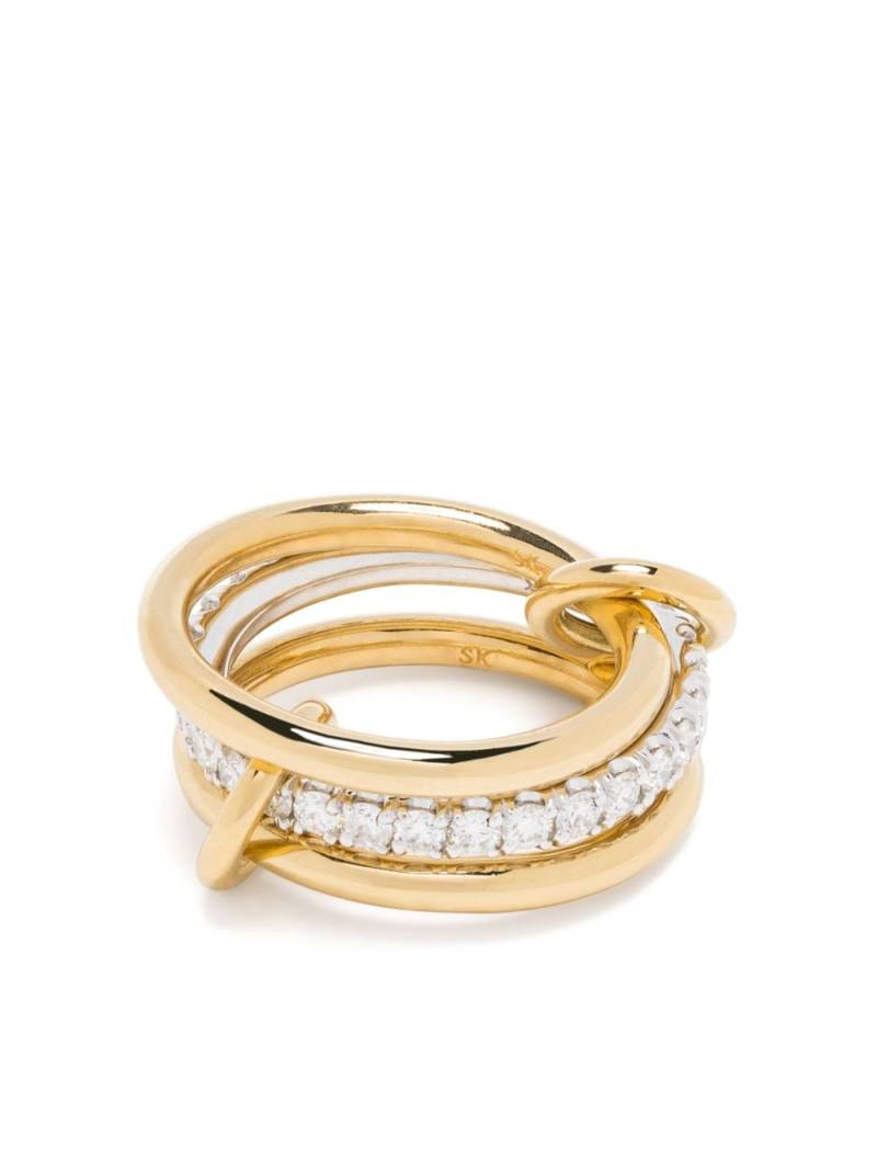 Spinelli Kilcollin 18kt gold Eros diamond linked ring von Spinelli Kilcollin