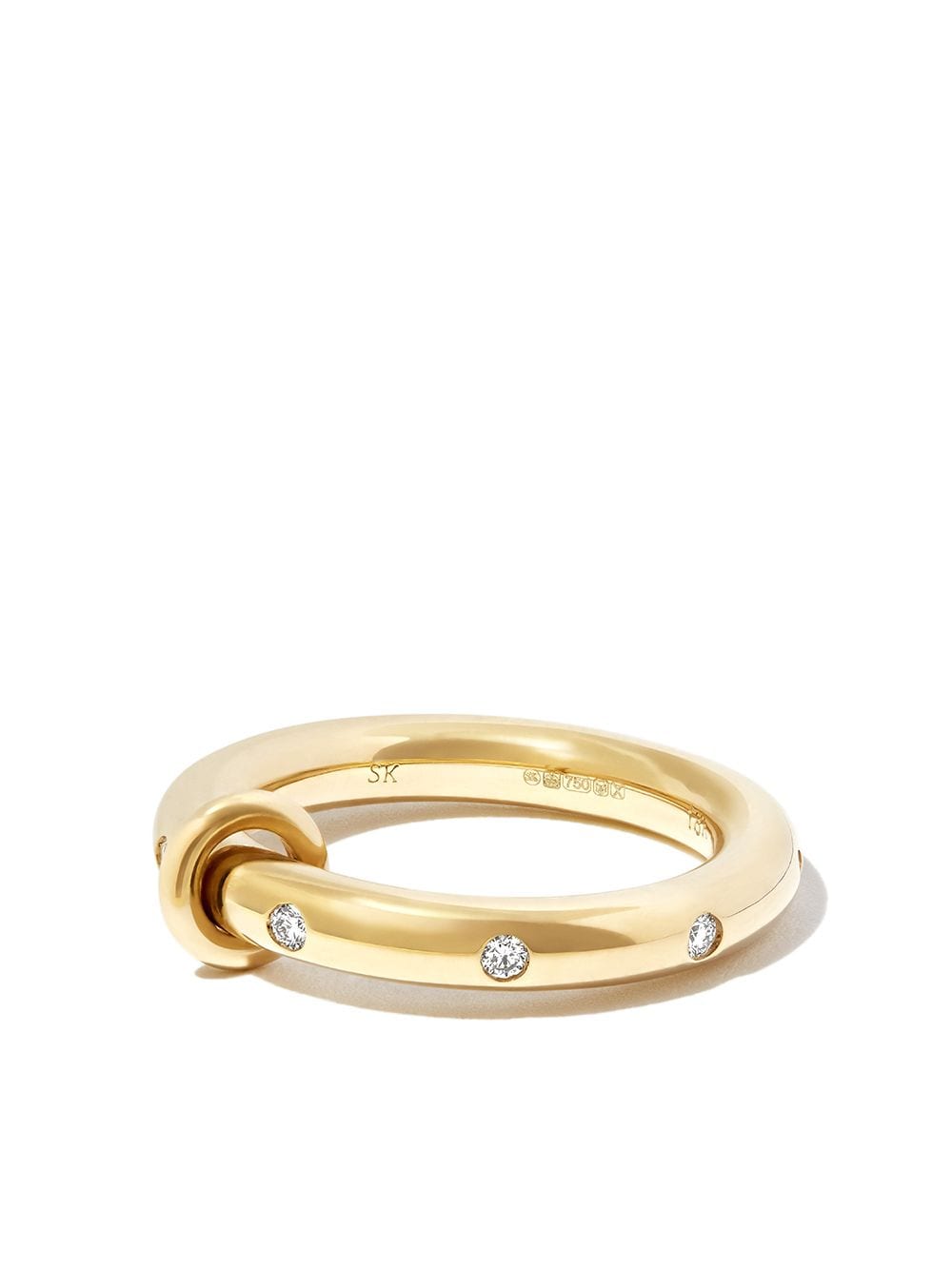 Spinelli Kilcollin 18K yellow gold Ovio diamond ring von Spinelli Kilcollin