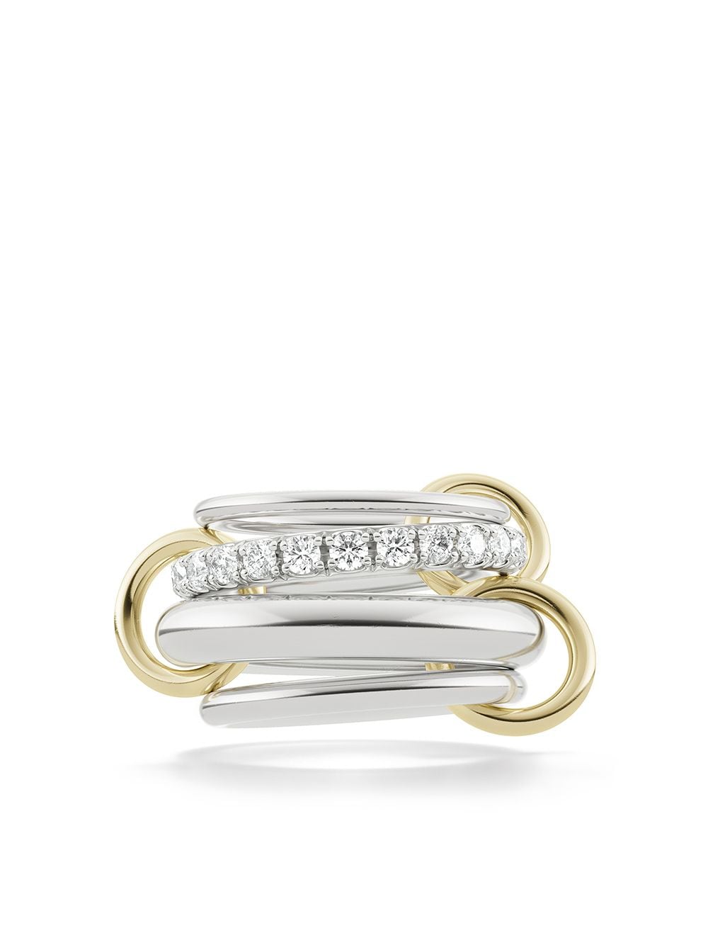 Spinelli Kilcollin Luna diamond ring - White von Spinelli Kilcollin