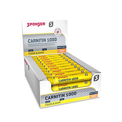 L-Carnitin 1000 Peach 30 x 25 ml Trinkampullen von Sponser