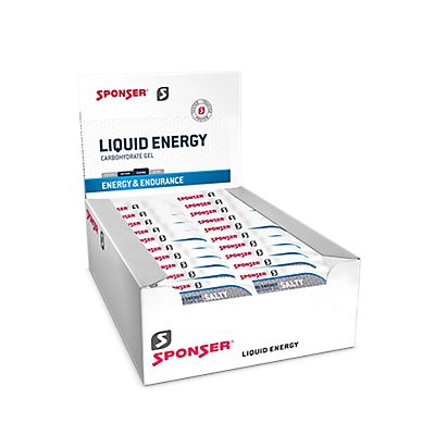 Liquid Energy Salty 40 x 35 g Energy Gel von Sponser