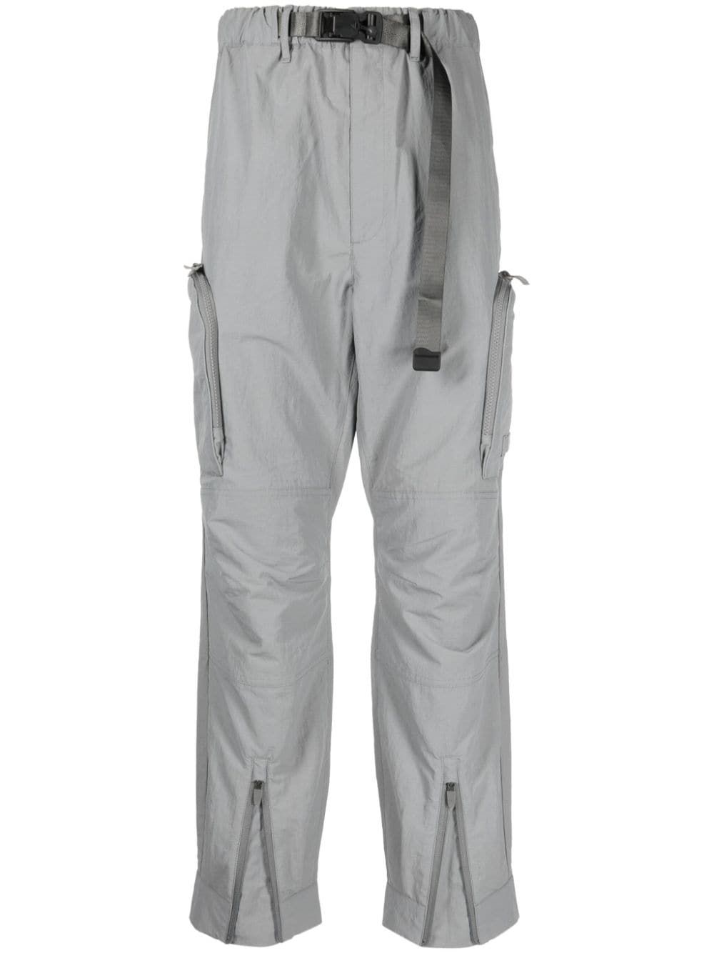 Spoonyard belted tapered cargo trousers - Grey von Spoonyard