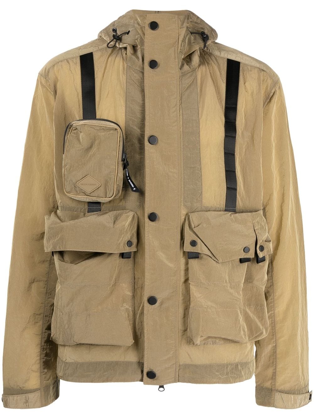 Spoonyard lightweight hooded shell jacket - Brown von Spoonyard