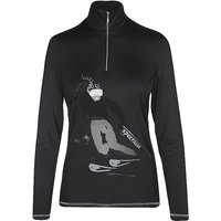 SPORTALM Damen Unterzieh Zipshirt mit Motiv schwarz | 38 von Sportalm