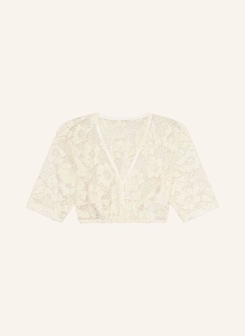 Sportalm Dirndlbluse Mit Spitze weiss von Sportalm
