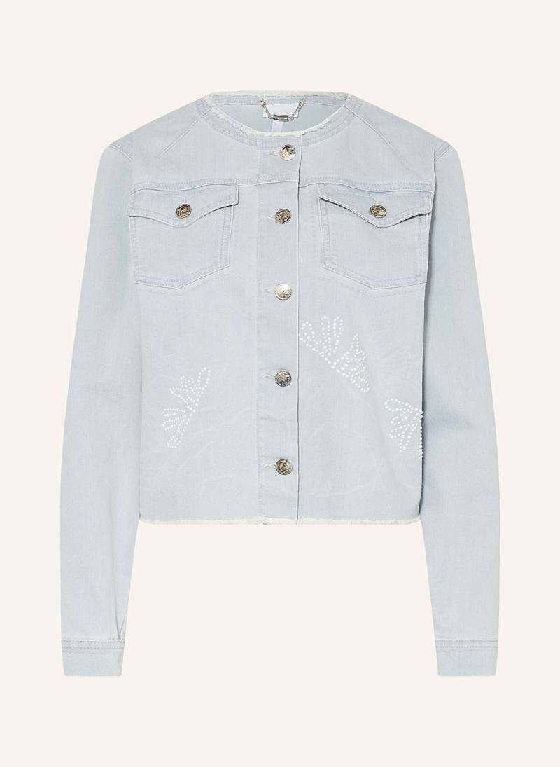 Sportalm Jeansjacke Mit Schmucksteinen blau von Sportalm