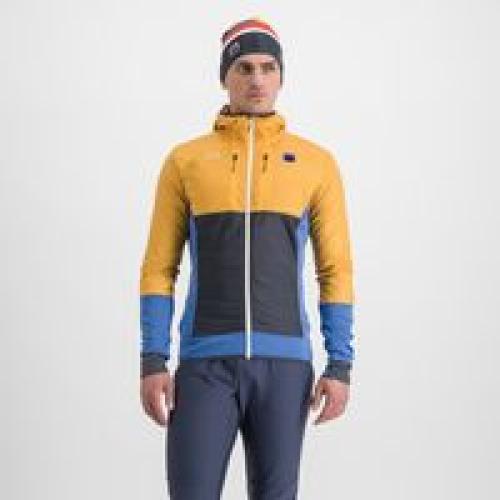 Sportful XC Anima Cardio Tech Wind Jacket - blue denim/yellow (Grösse: S) von Sportful XC