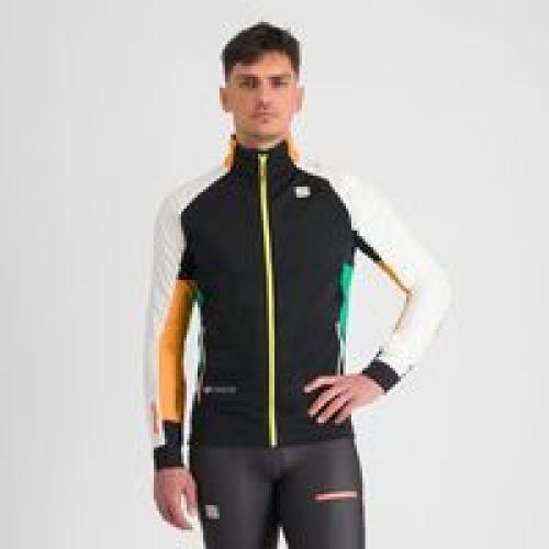 Sportful XC Apex Jacket - black/white/green/yellow (Grösse: M) von Sportful XC