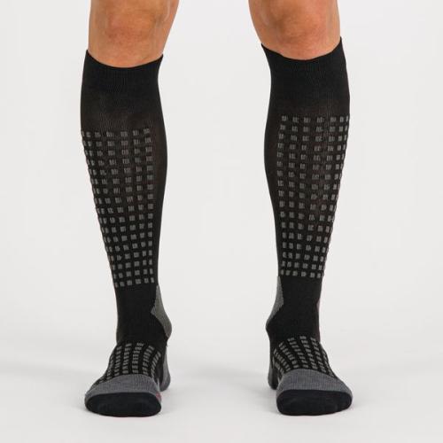 Sportful XC Apex Long Socks - black chily red (Grösse: 2XL) von Sportful XC