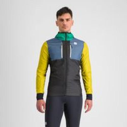 Sportful XC Cardio Jacket - black/green/yellow (Grösse: XS) von Sportful XC