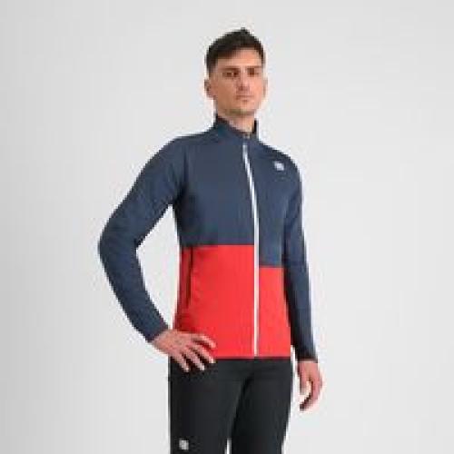 Sportful XC Engadin Jacket - galaxy blue/tango red (Grösse: L) von Sportful XC